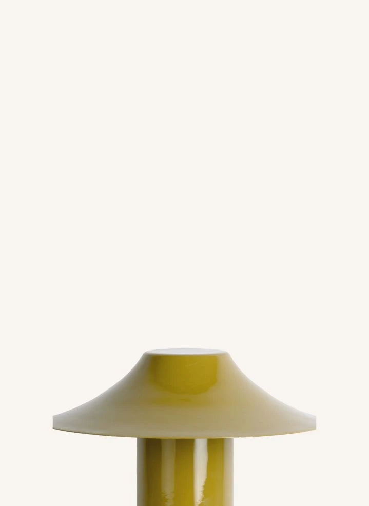 Present Time - Catania Trapez Table Lamp | Olive Green