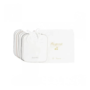 Bonpoint - 7-Piece Baby Bib Set | White