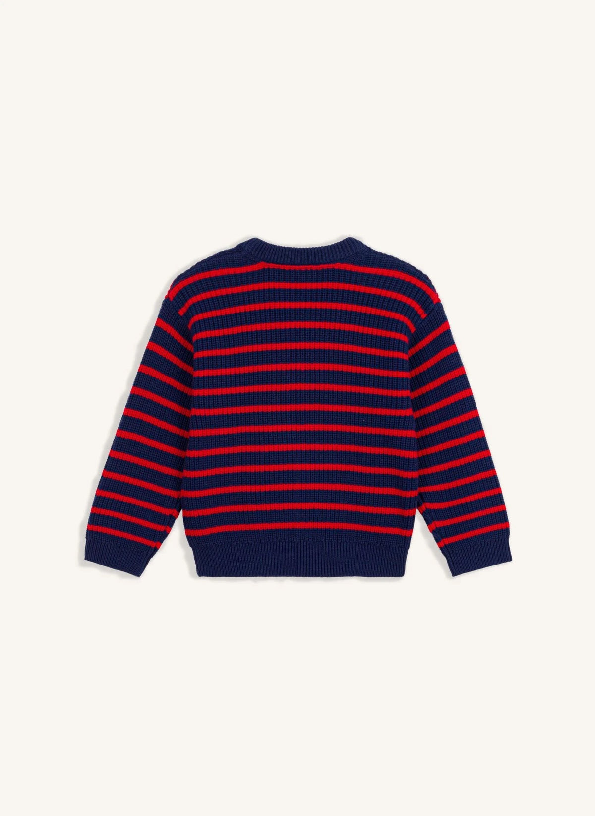Petit Bateau - Striped Wool Sweater | Navy