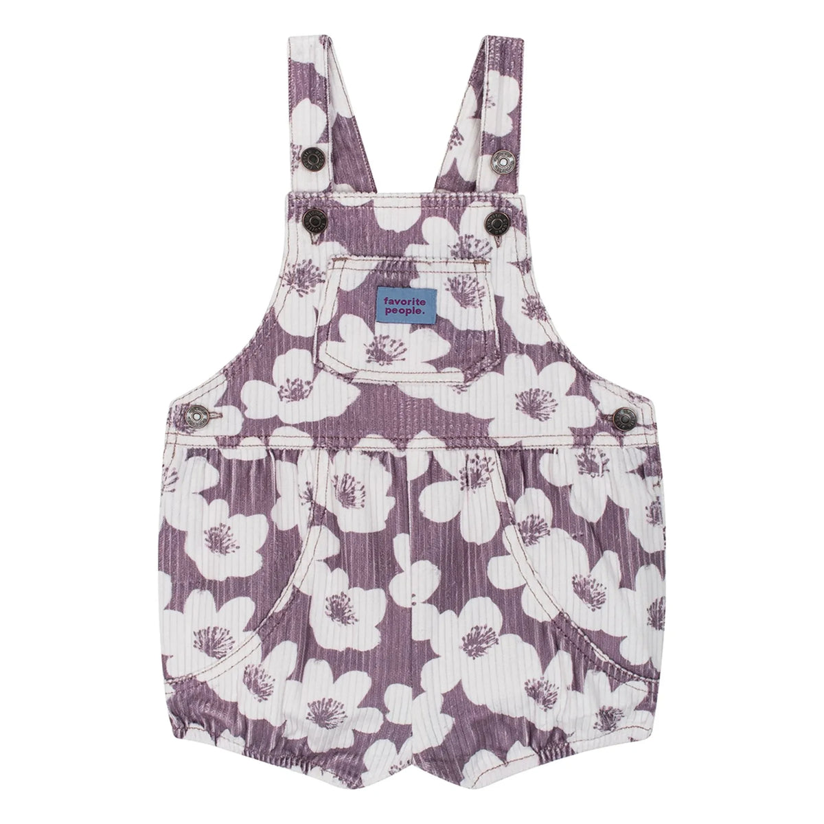 Favorite People - Fam Fleurie Velvet Romper | Purple