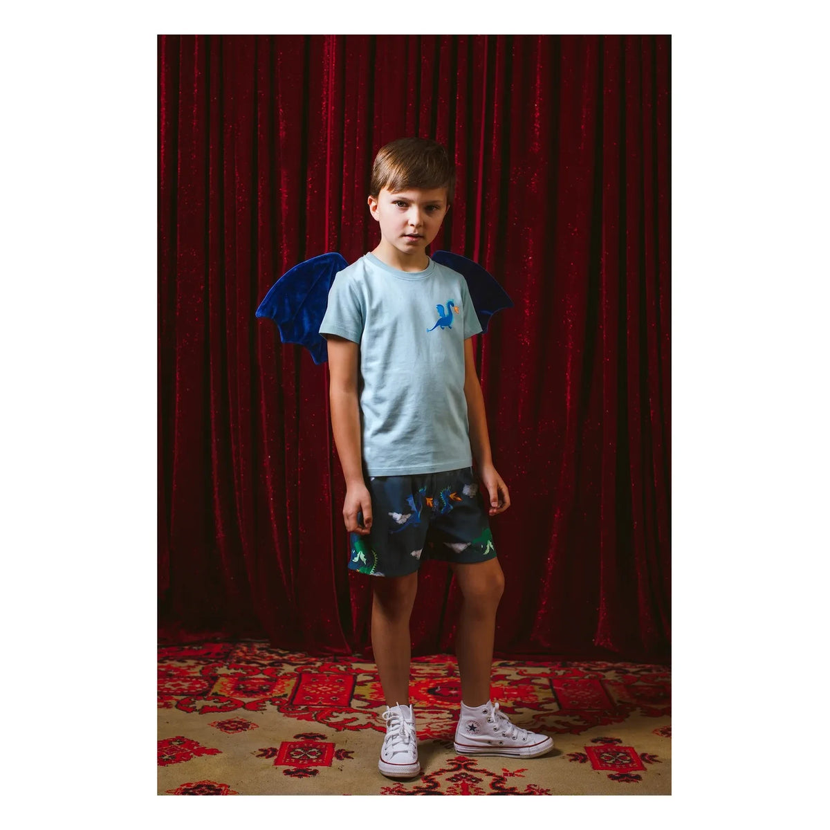 Pepita & Me - Dragon T-shirt | Steel