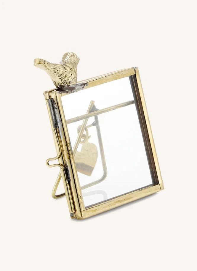 Doing Goods - Lola Mini Brass Photo Frame | Gold