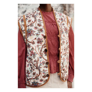 Louise Misha - Nelina Bluebell Grove Reversible Jacket - Women's Collection | Noir/Blanc