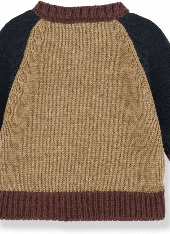 1+ in the family - Patrick Merino Wool Sweater | Brown