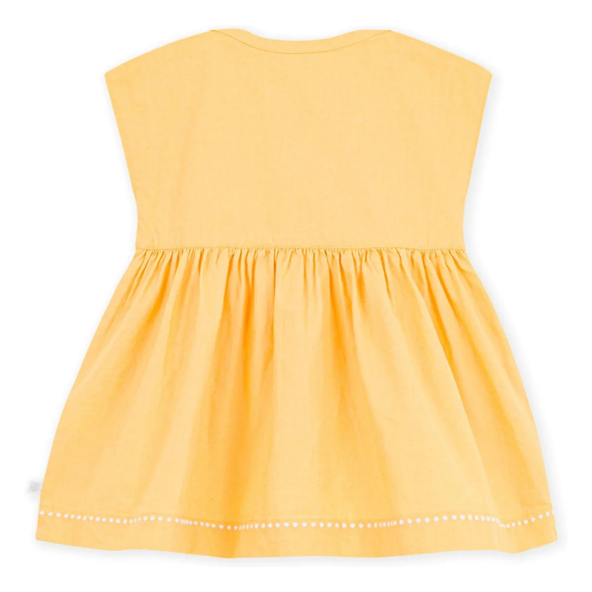 Petit Bateau - Simple Linen Dress | Yellow