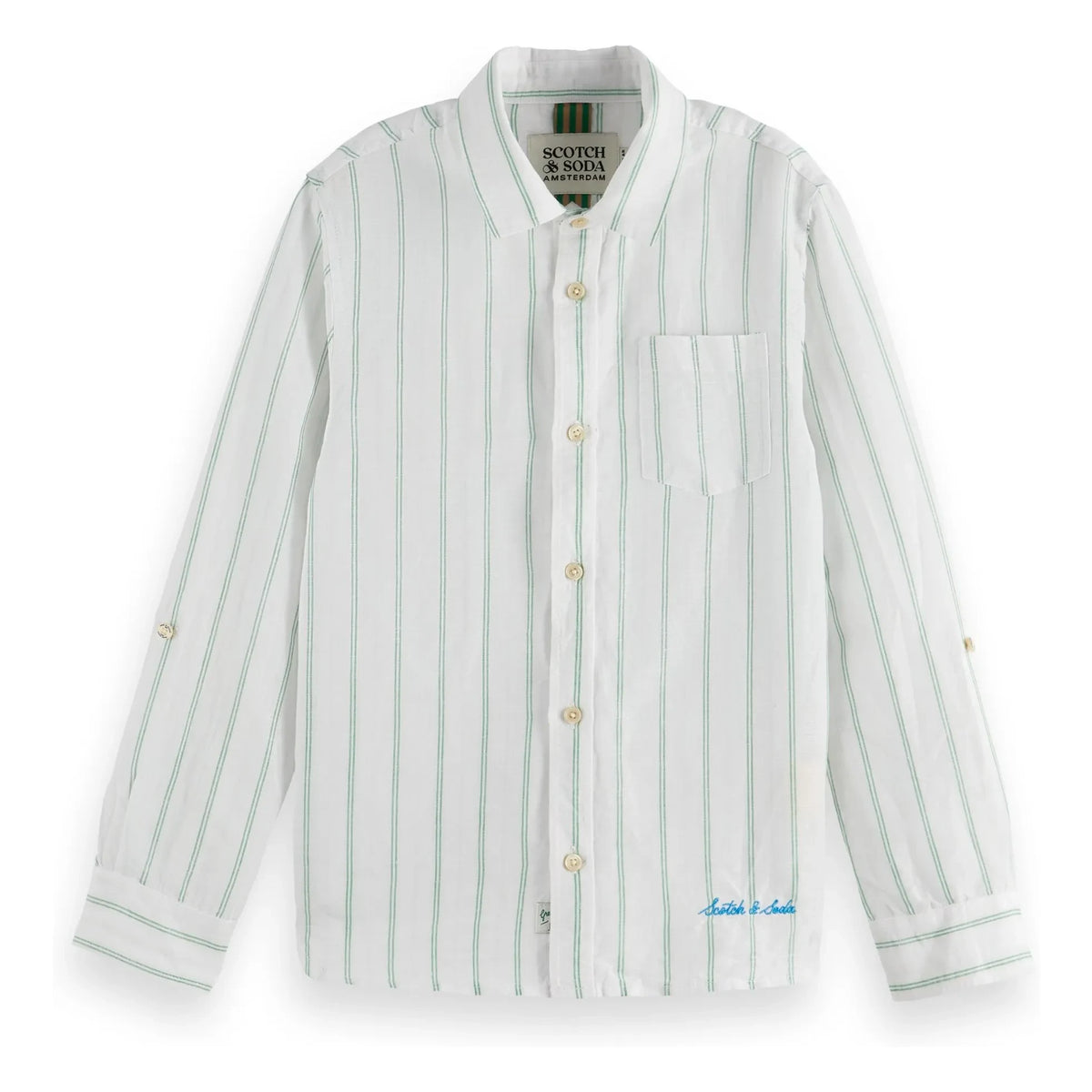 Scotch & Soda - Striped Shirt | White