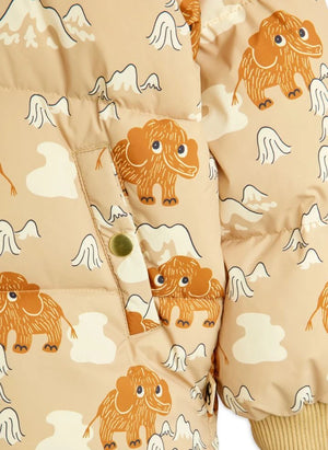 Mini Rodini - Mammoth puffer jacket | Beige