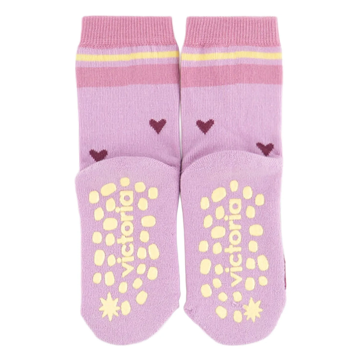 Victoria - Pink Heart Socks