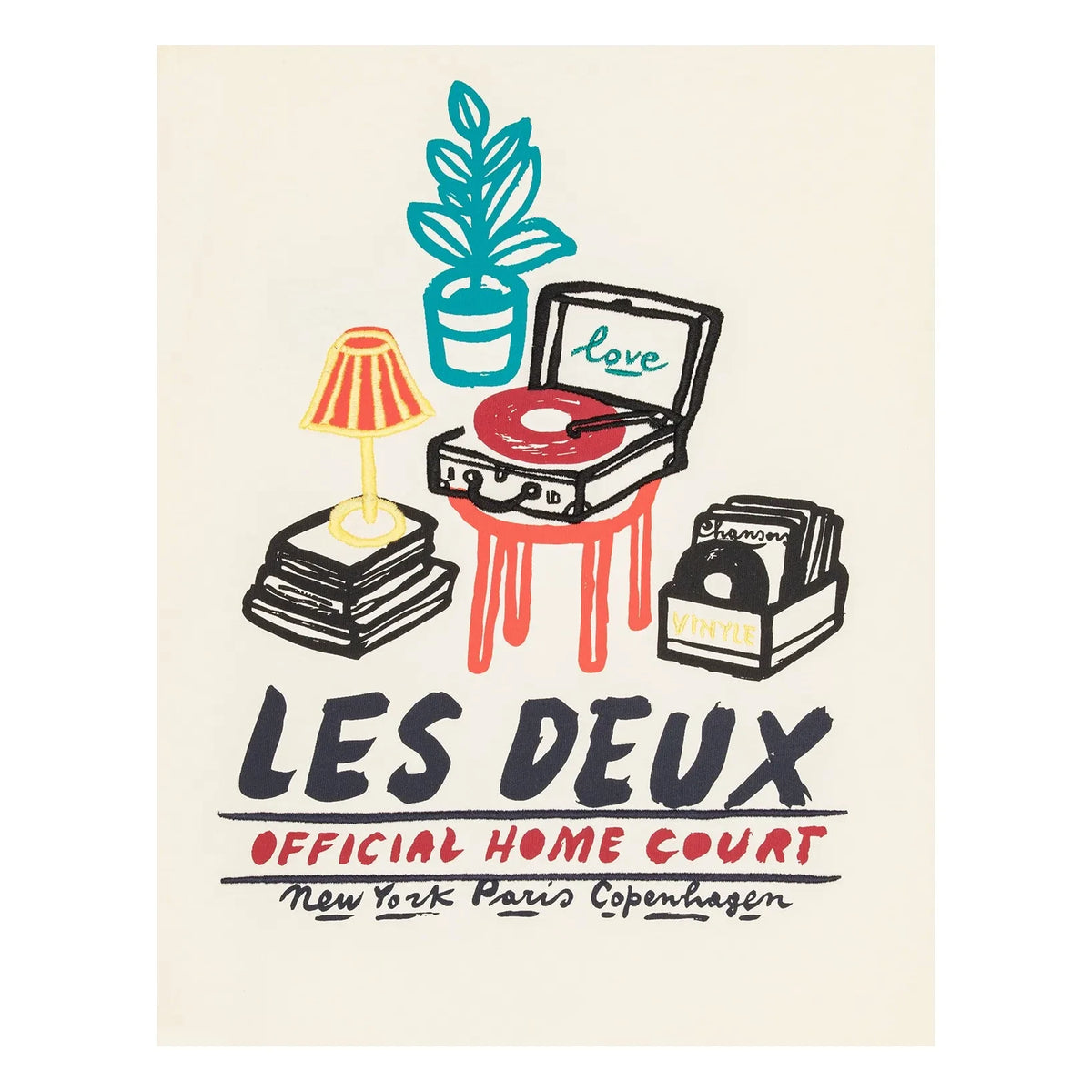 Les Deux - Les Deux Organic Cotton "Platines" T-Shirt | Ivory