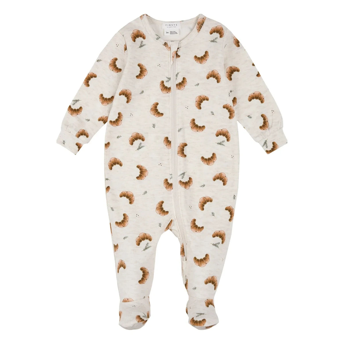 Petit Lem - Modal and Organic Cotton Footed Pajamas | Beige