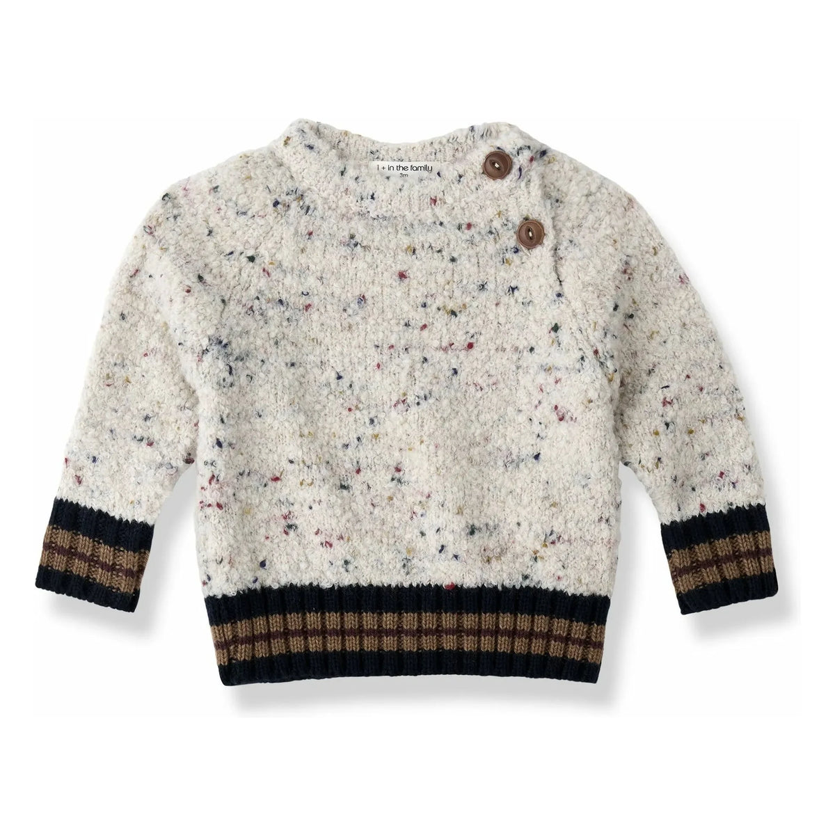 1+ in the family - Ander sweater | Heather beige