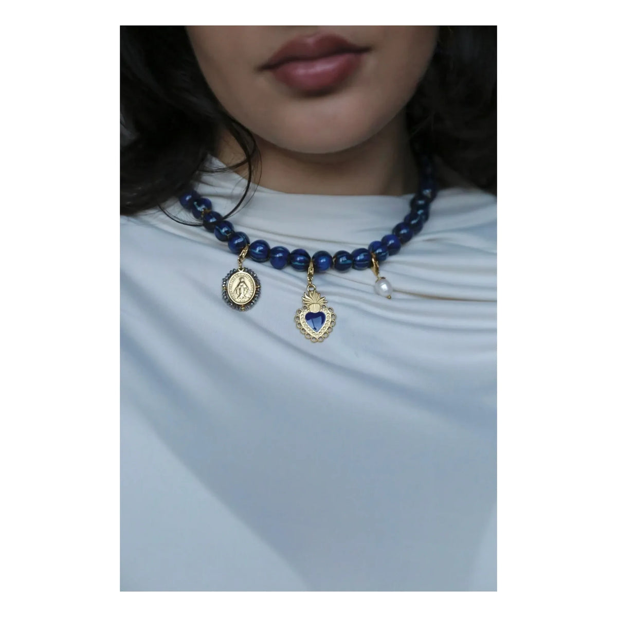 Palas - Seria 2 Necklace | Blue