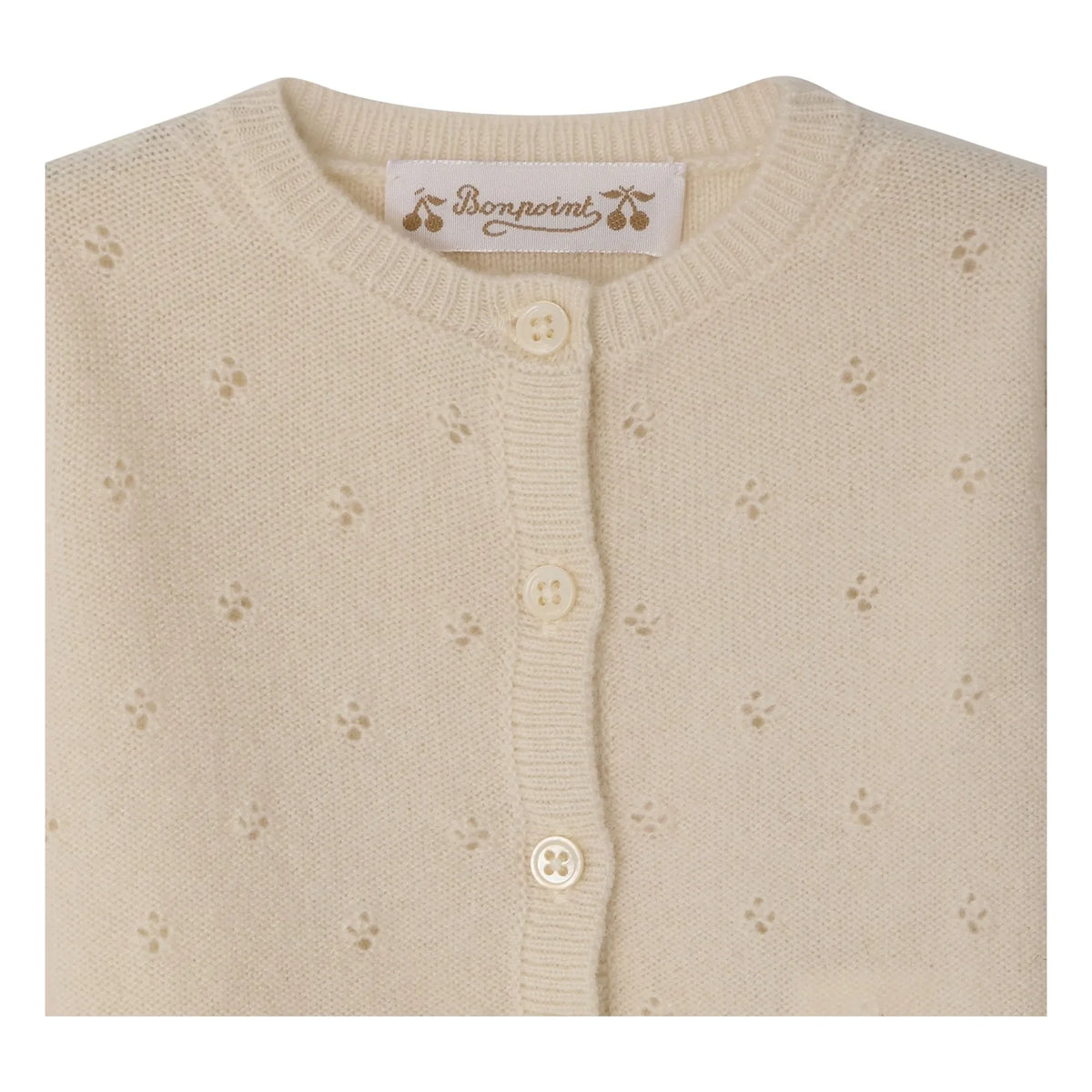 Bonpoint - Laelia Cashmere Cardigan | Beige