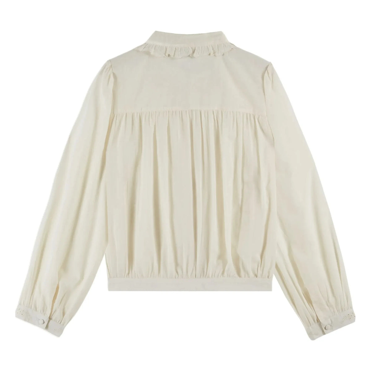 Emile et Ida - Charline Embroidered Blouse | Cream