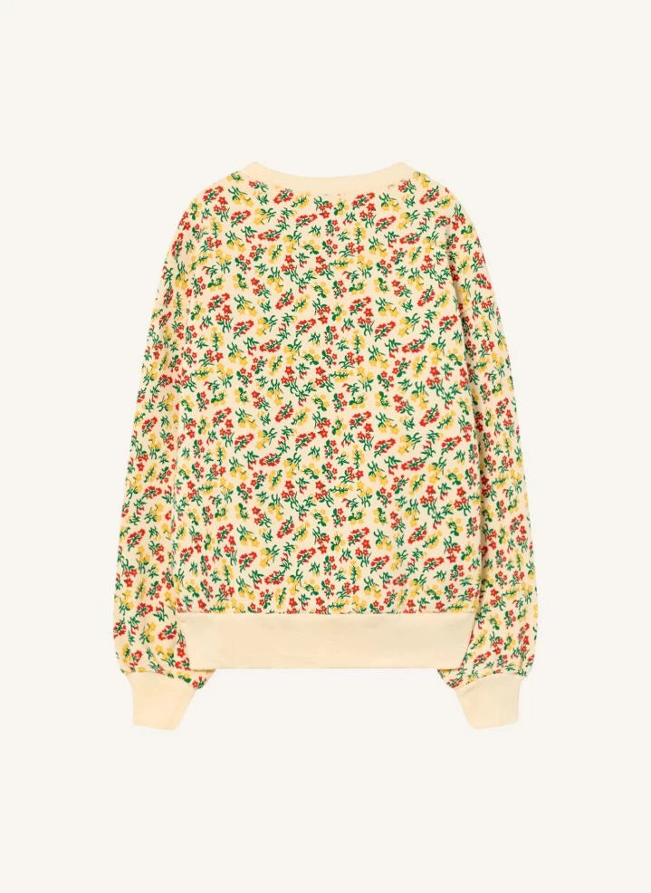 The Animals Observatory - Floral Sweatshirt | Ecru