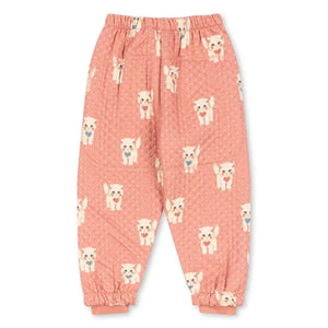 Konges Sløjd - Thermal Pants Cats Recycled Fibers | Pink