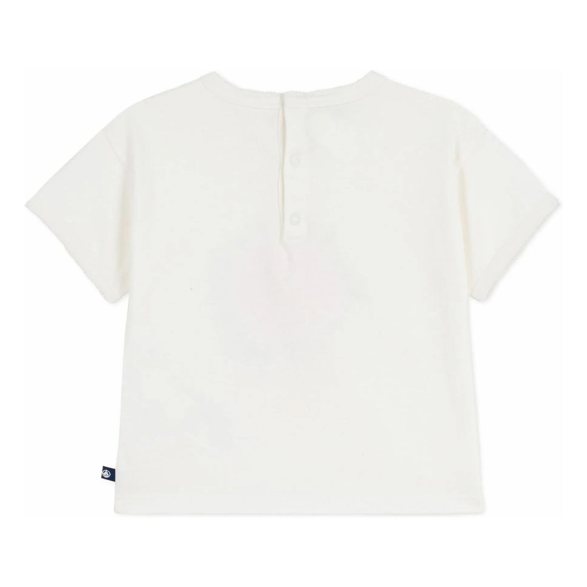 Petit Bateau - Fleur Cotton Organic T-Shirt | White