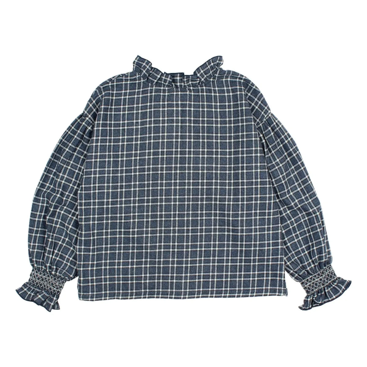 Búho - Tartan blouse | Navy
