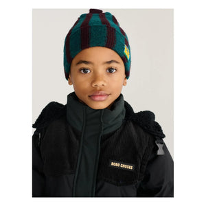 Bobo Choses - Recycled Fiber Patchwork Beanie | Green