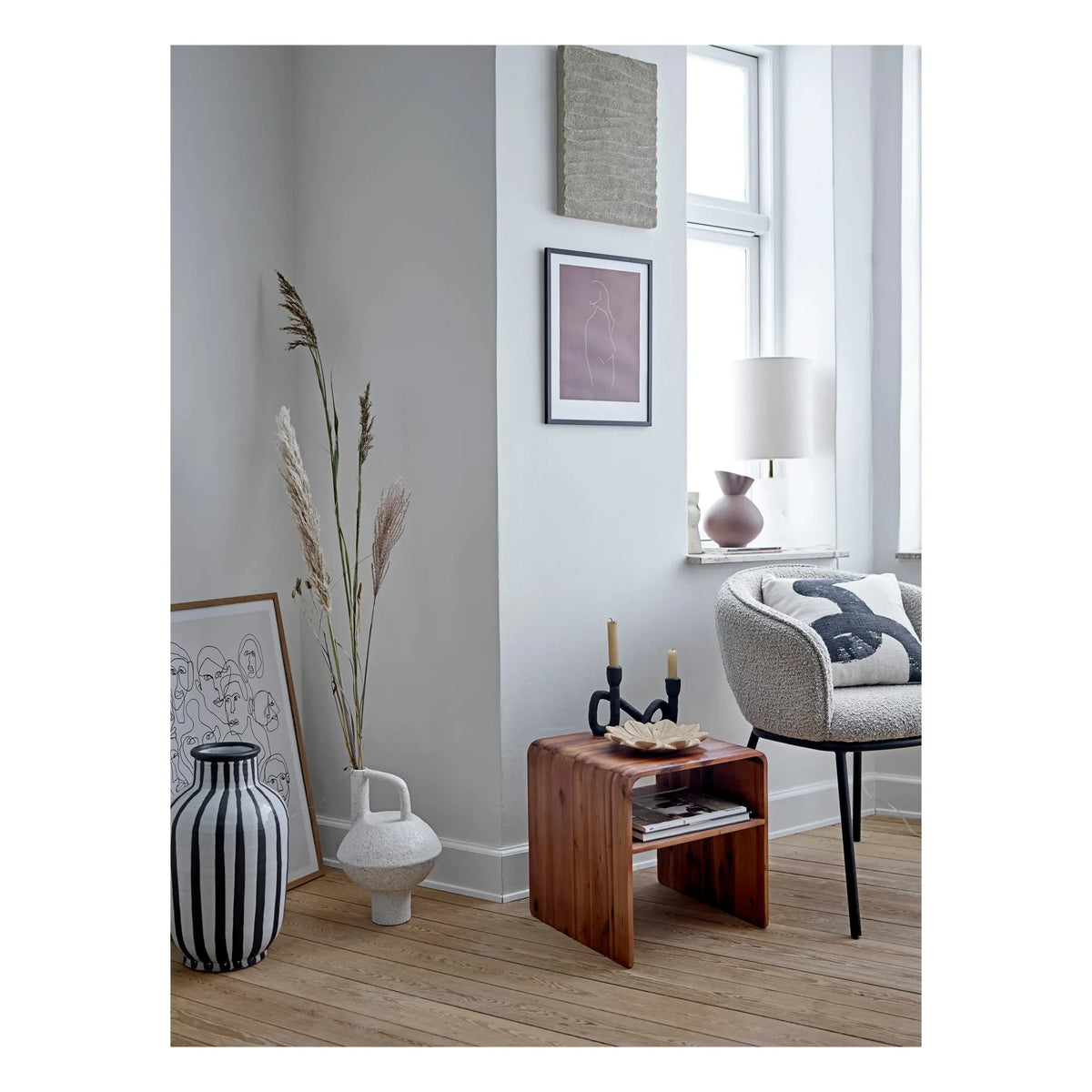 Bloomingville - Nicita Stoneware Vase | Hazel
