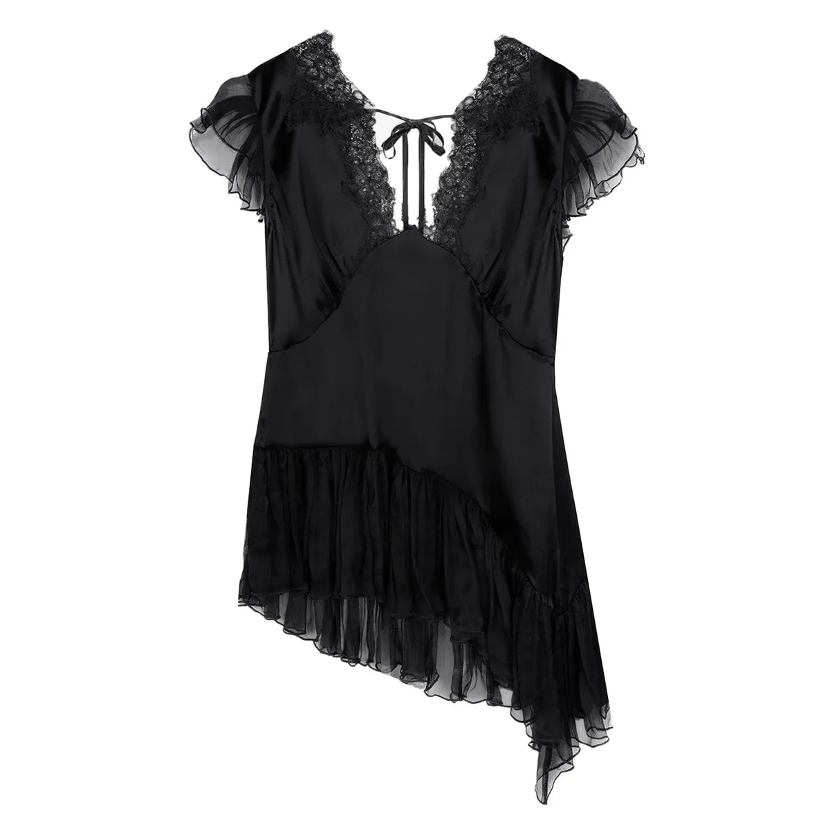 Mes Demoiselles - Sibilla Silk Top | Black