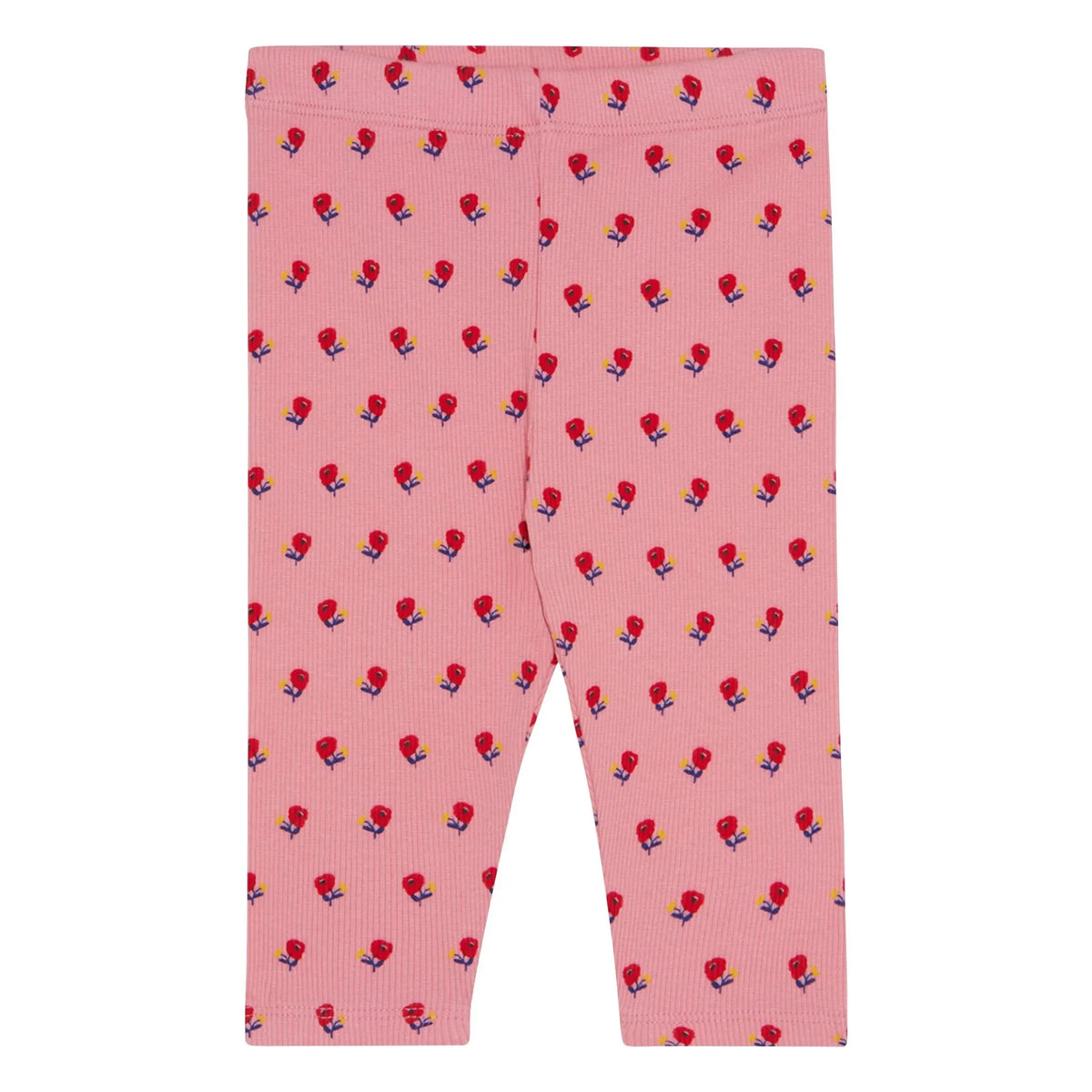 The Campamento - Floral Ribbed Leggings | Pink