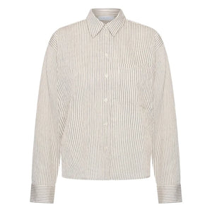 By Bar - Striped Shirt | Ecru