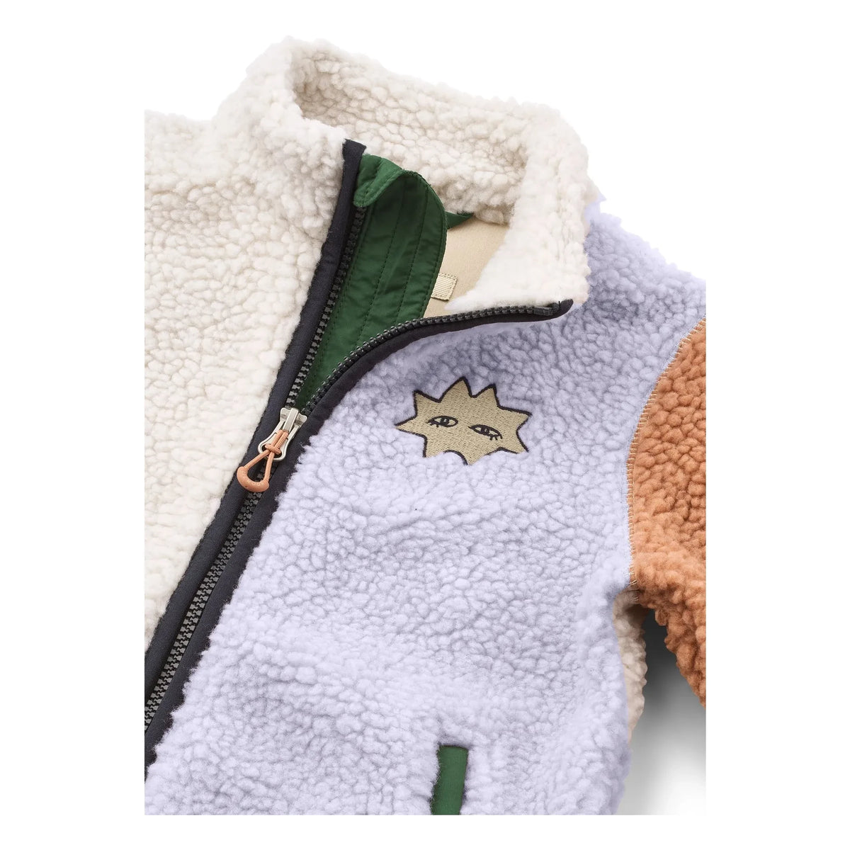 Liewood - Nolan Mood Recycled Fiber Sherpa Jacket | Dusty Purple