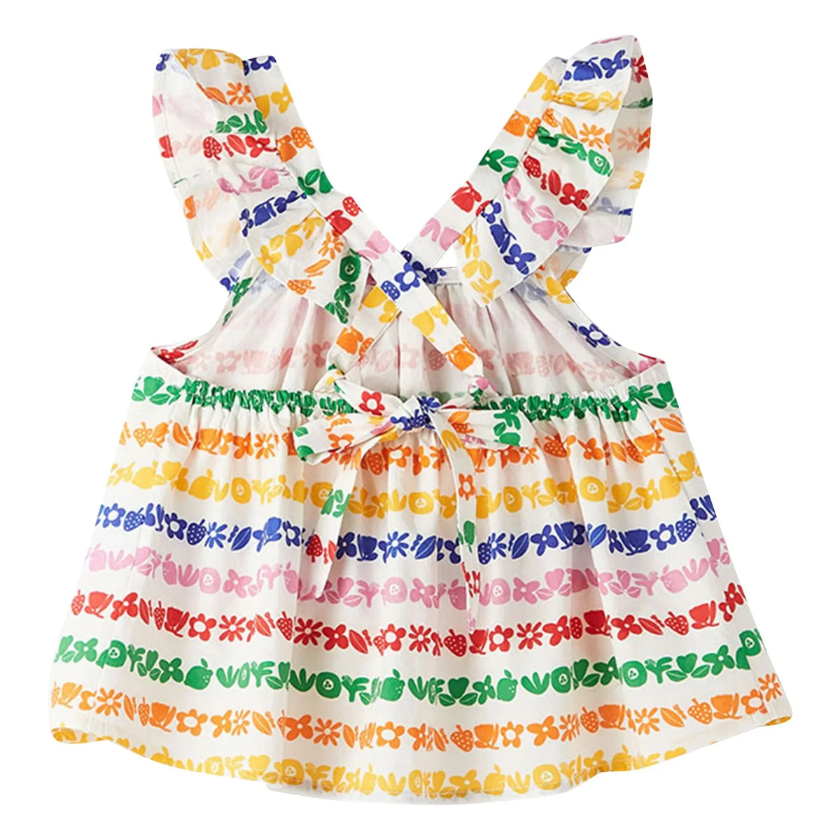 Fabula - Striped Garden Top | White