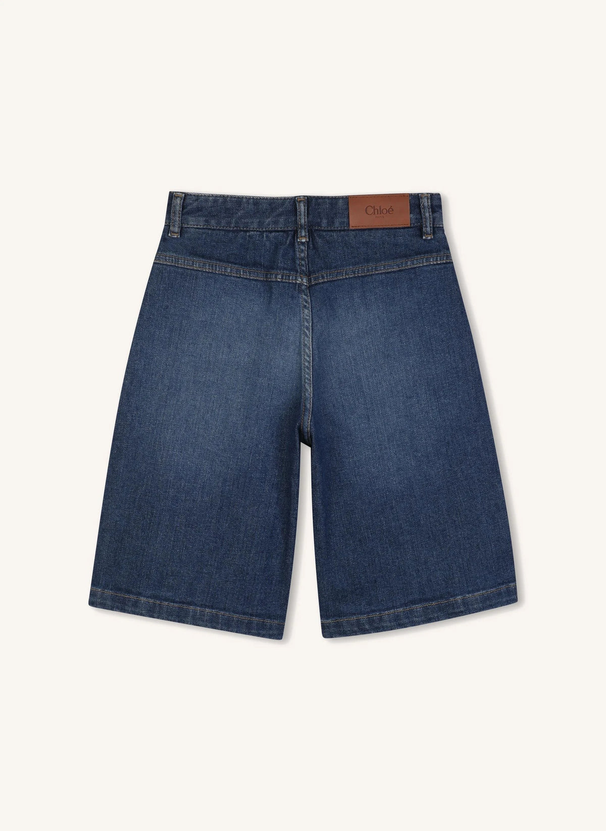 Chloé - Organic Cotton Denim Shorts with Jean Pockets | Blue