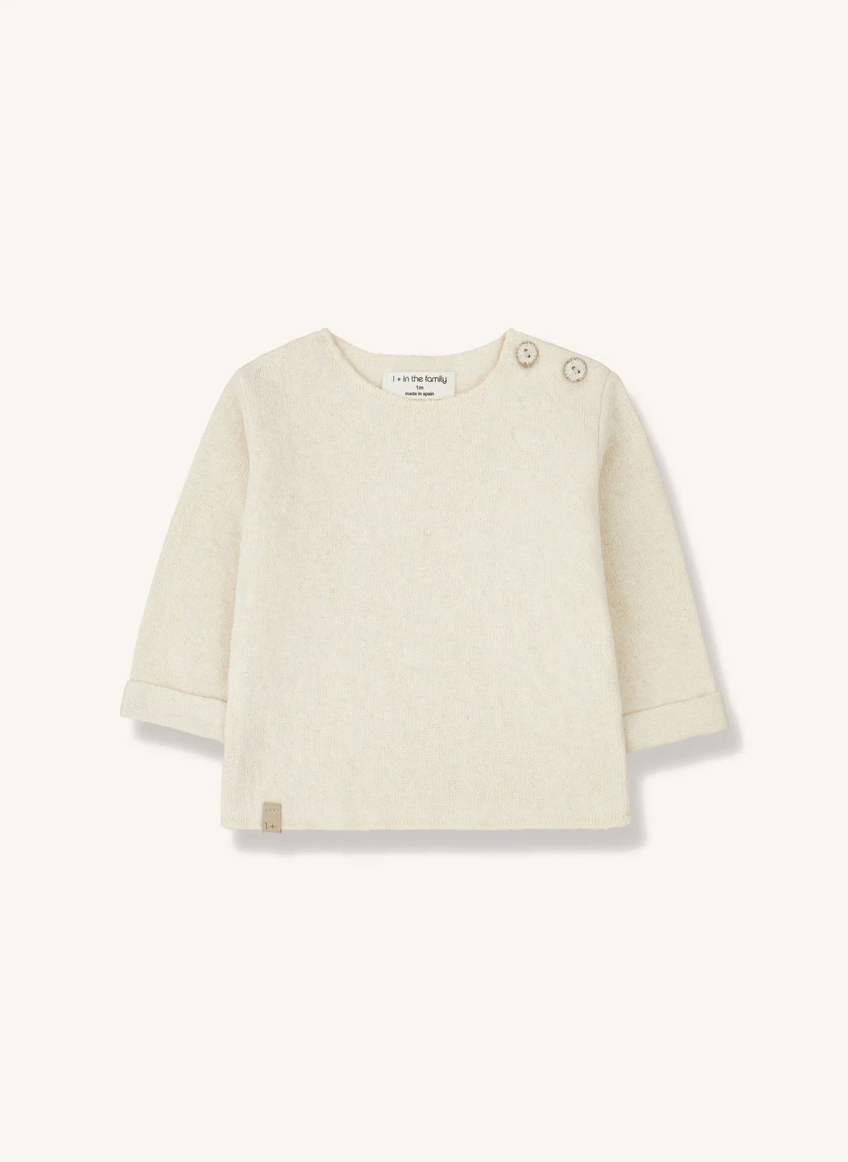 1+ in the family - Chapin Fleece Sweater | Ecru