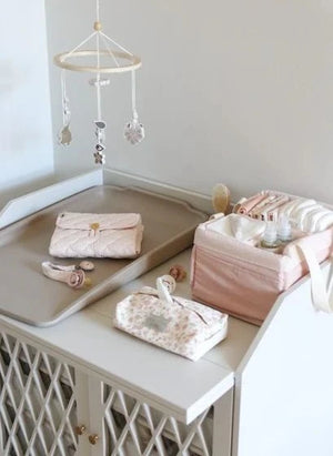 Cam Cam - Classic Striped Travel Changing Mat | Pink
