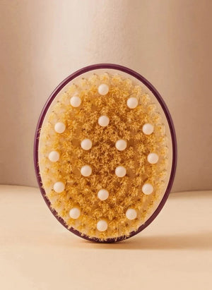 La Bonne Brosse - Talm Body Brush x La Bonne Brosse No. 02 - For Normal Skin | Aubergine