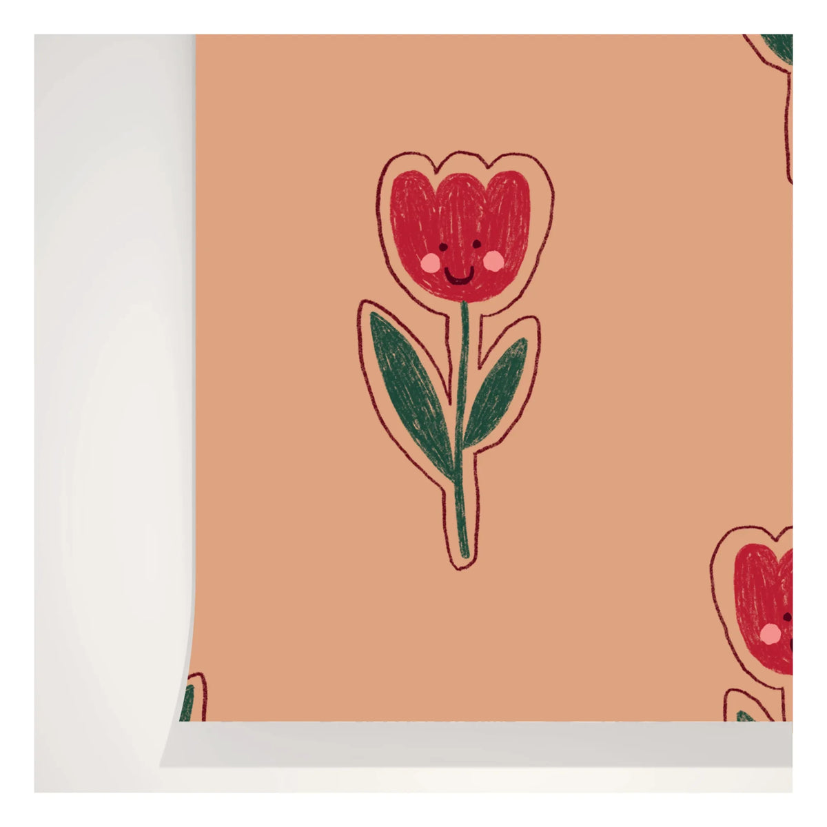 Season Paper - Happy Tulip Wallpaper