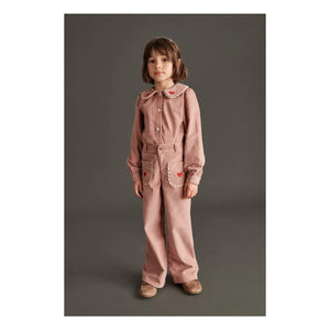 Mipounet - Géraldine Velvet Heart Blouse | Pale Pink