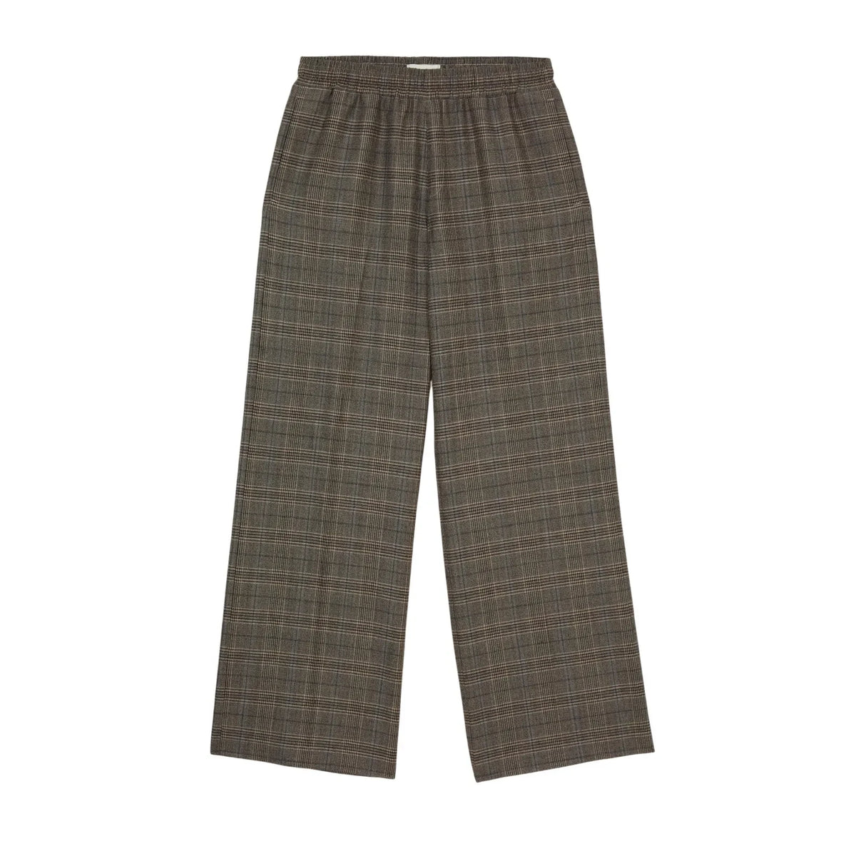 Smallable Woman - Quinn Prince of Wales Wool Jogger | Brown
