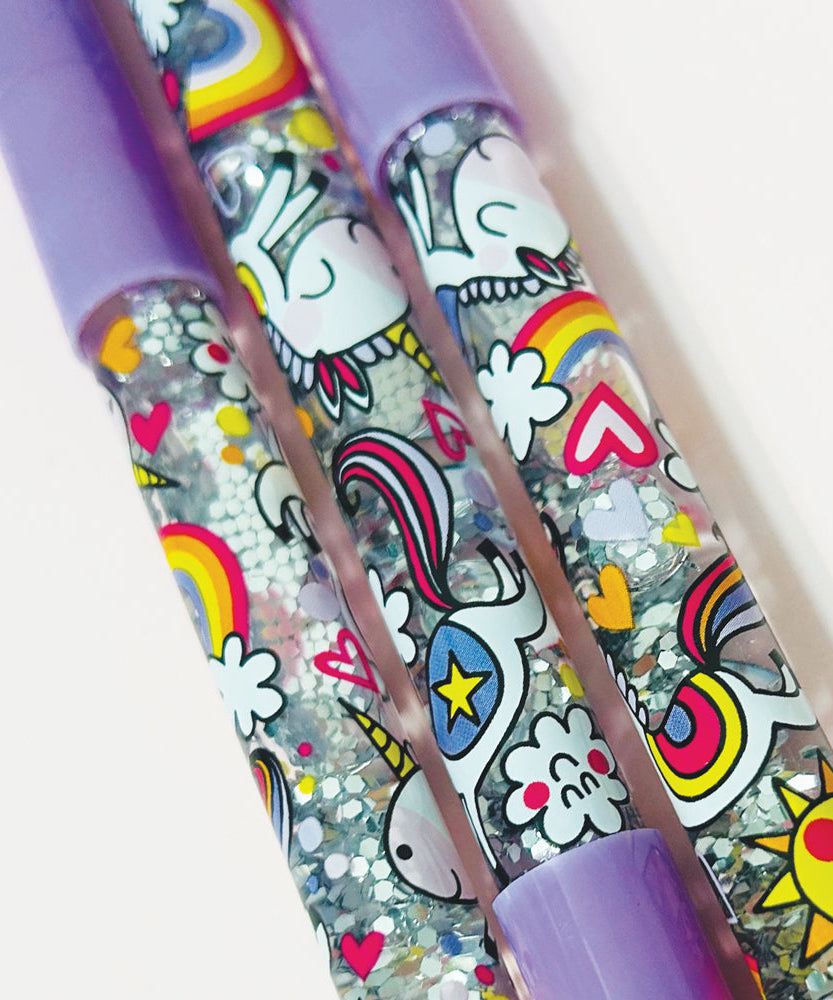 Rachel Ellen - Shimmering Pen Purple Unicorn