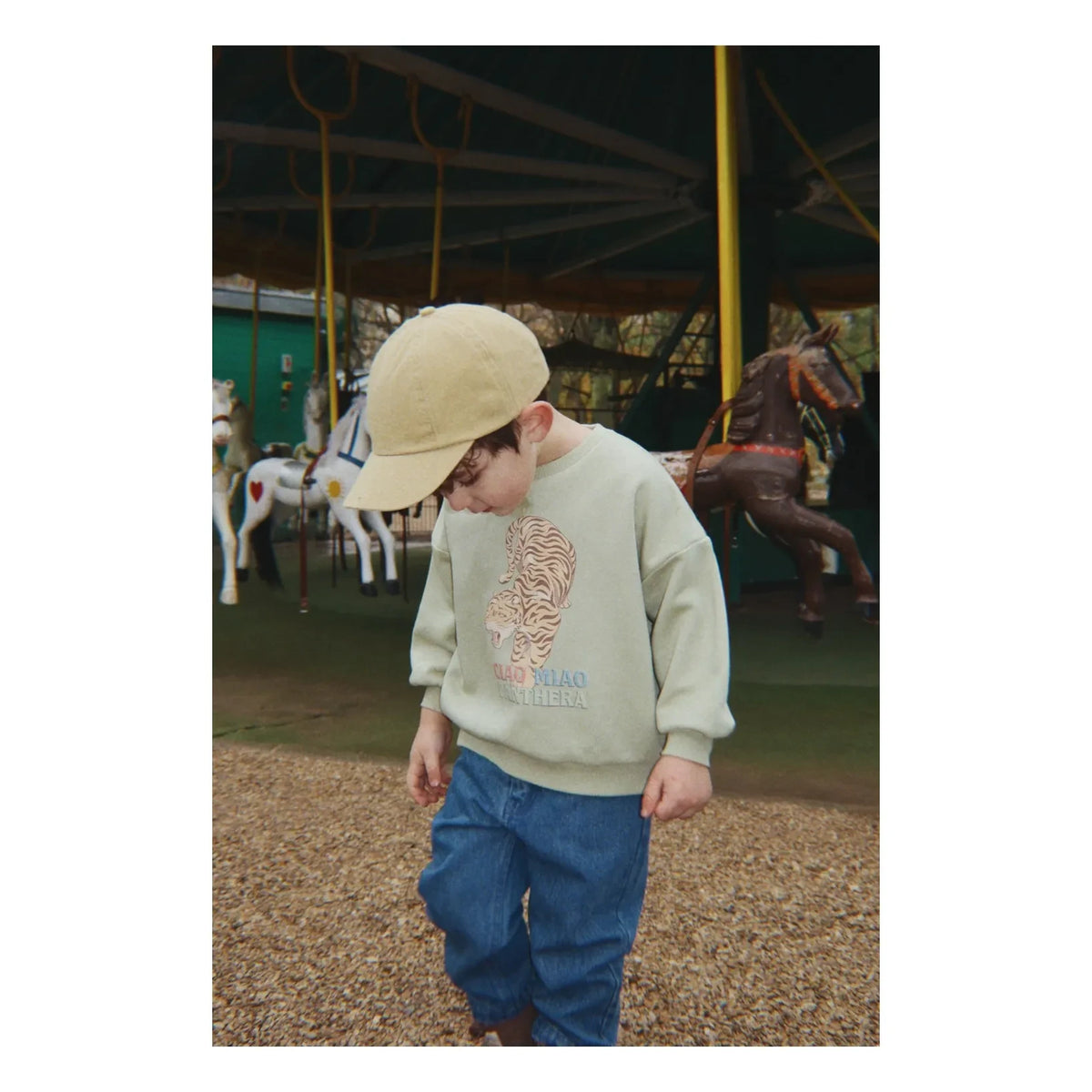 Konges Sløjd - Lou Tigres Organic Cotton Sweatshirt | Sage