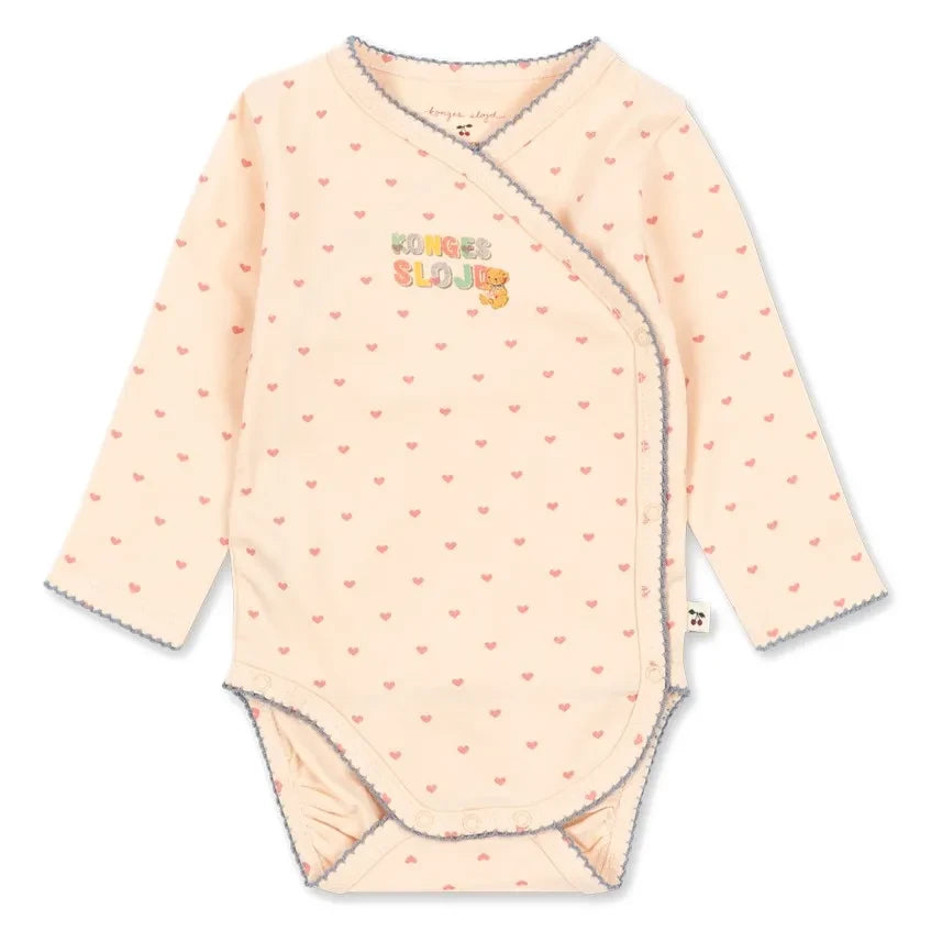 Konges Sløjd - Organic Cotton Heart Body | Pink