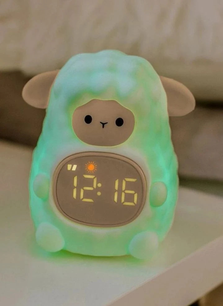 Mary's - Sheep Night Light Alarm Clock | White