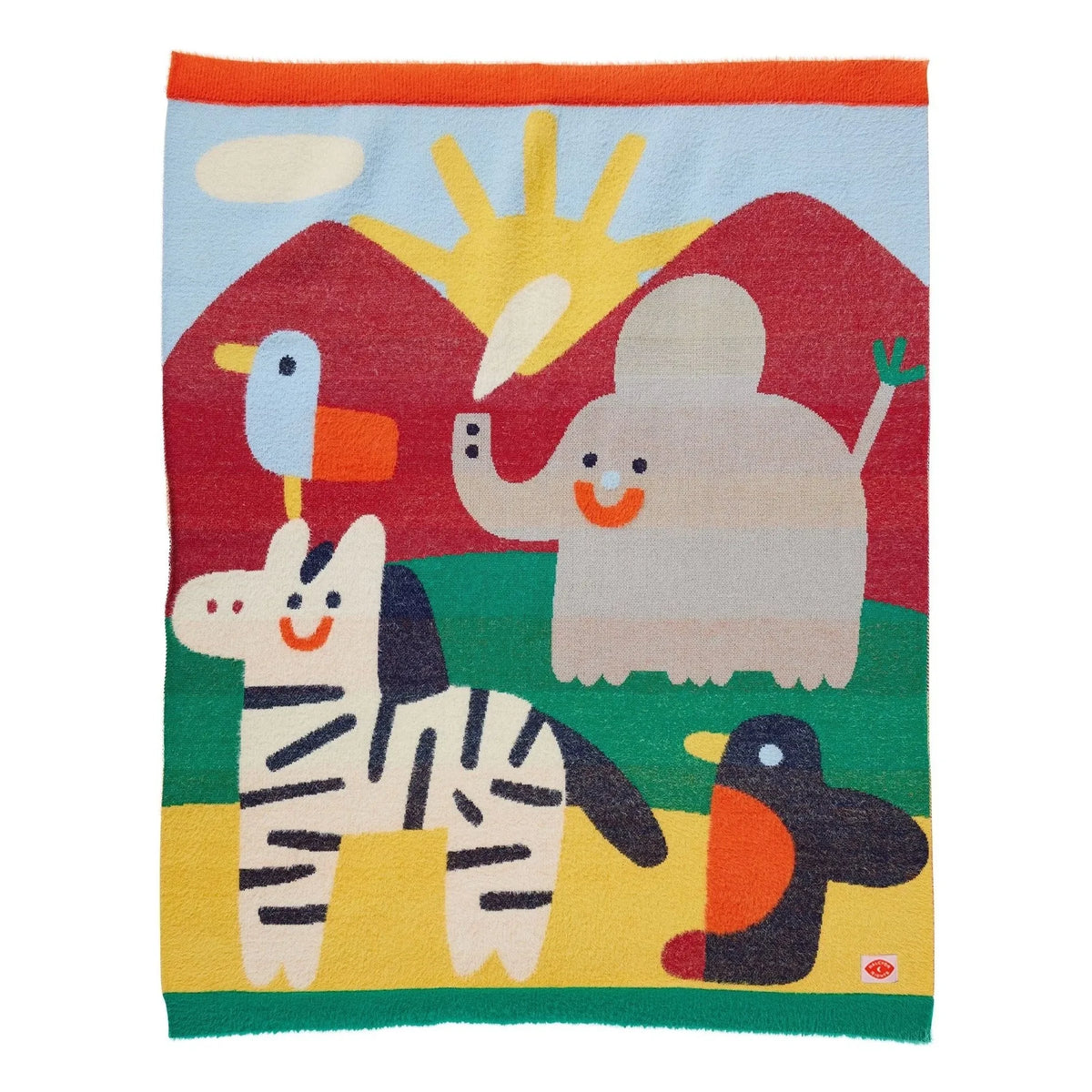 Halcyon Nights - Zoo Blanket | Green