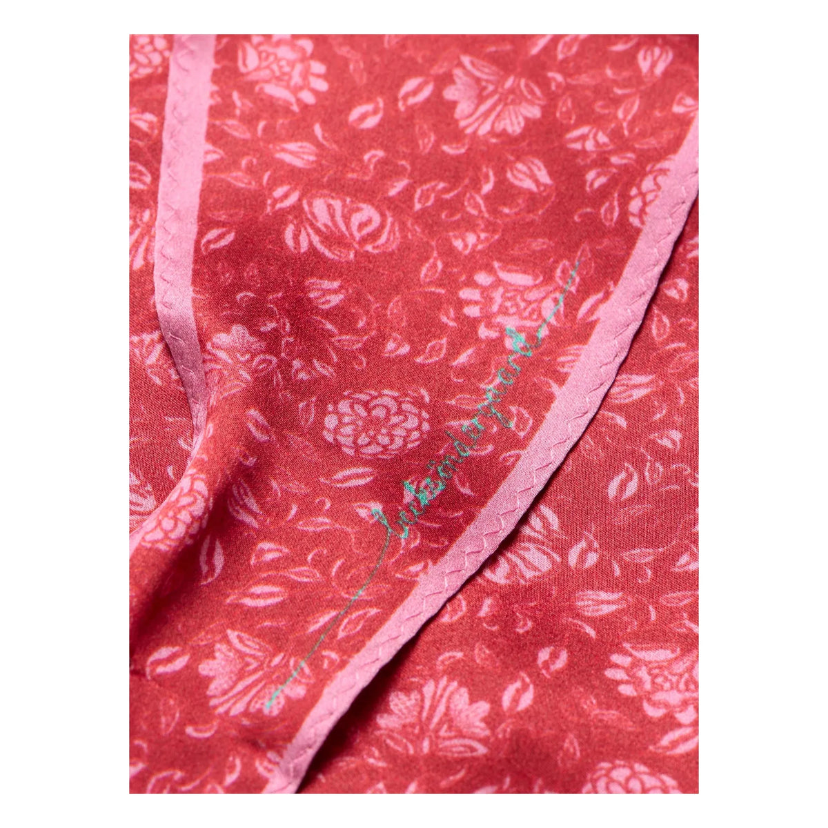 Becksöndergaard - Asflora Diamond Silk Scarf | Red