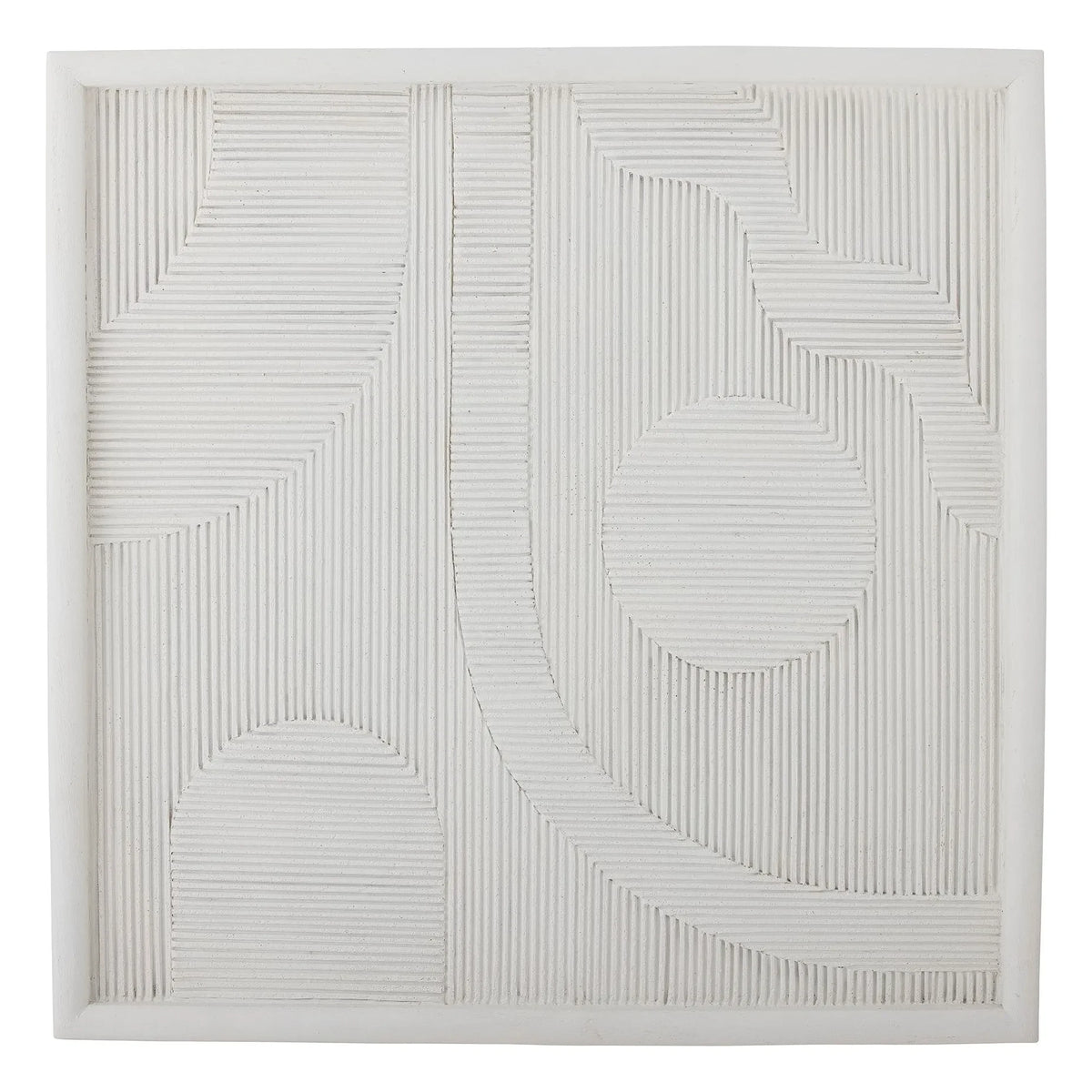 Bloomingville - Patina Polyresin Wall Decor | White