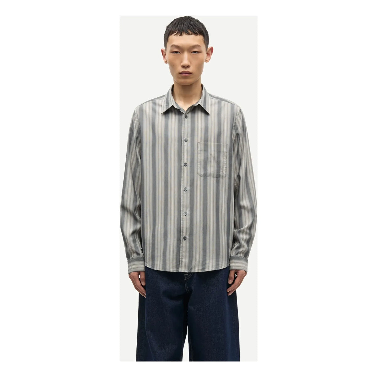 Samsoe Samsoe - Sayan Shirt | Gray-Green