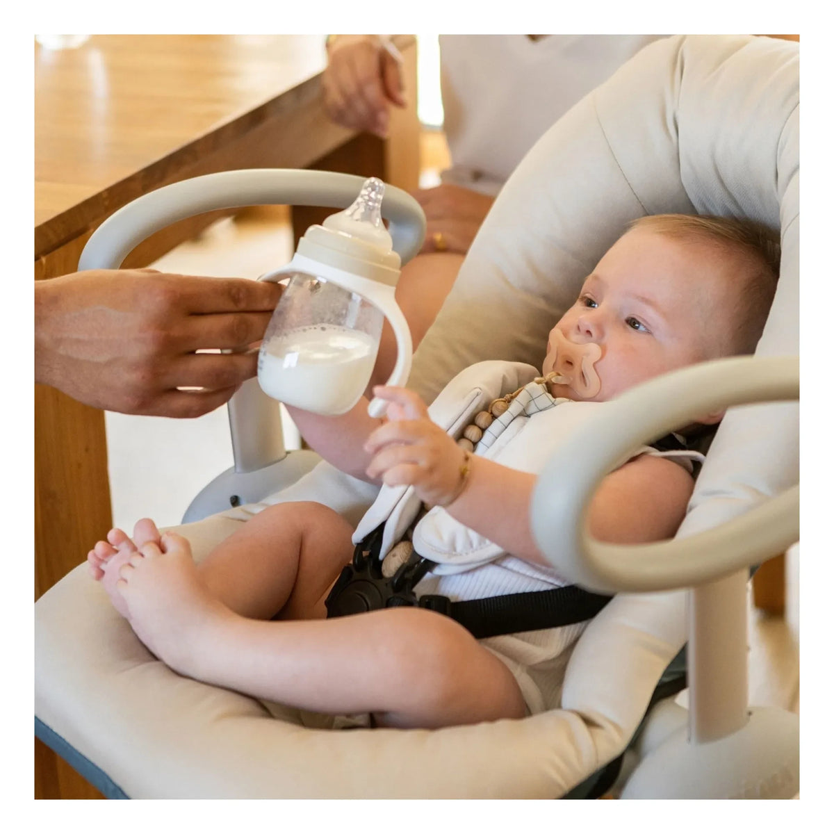 Béaba - 2-in-1 Baby Bottle and Teether | Clay