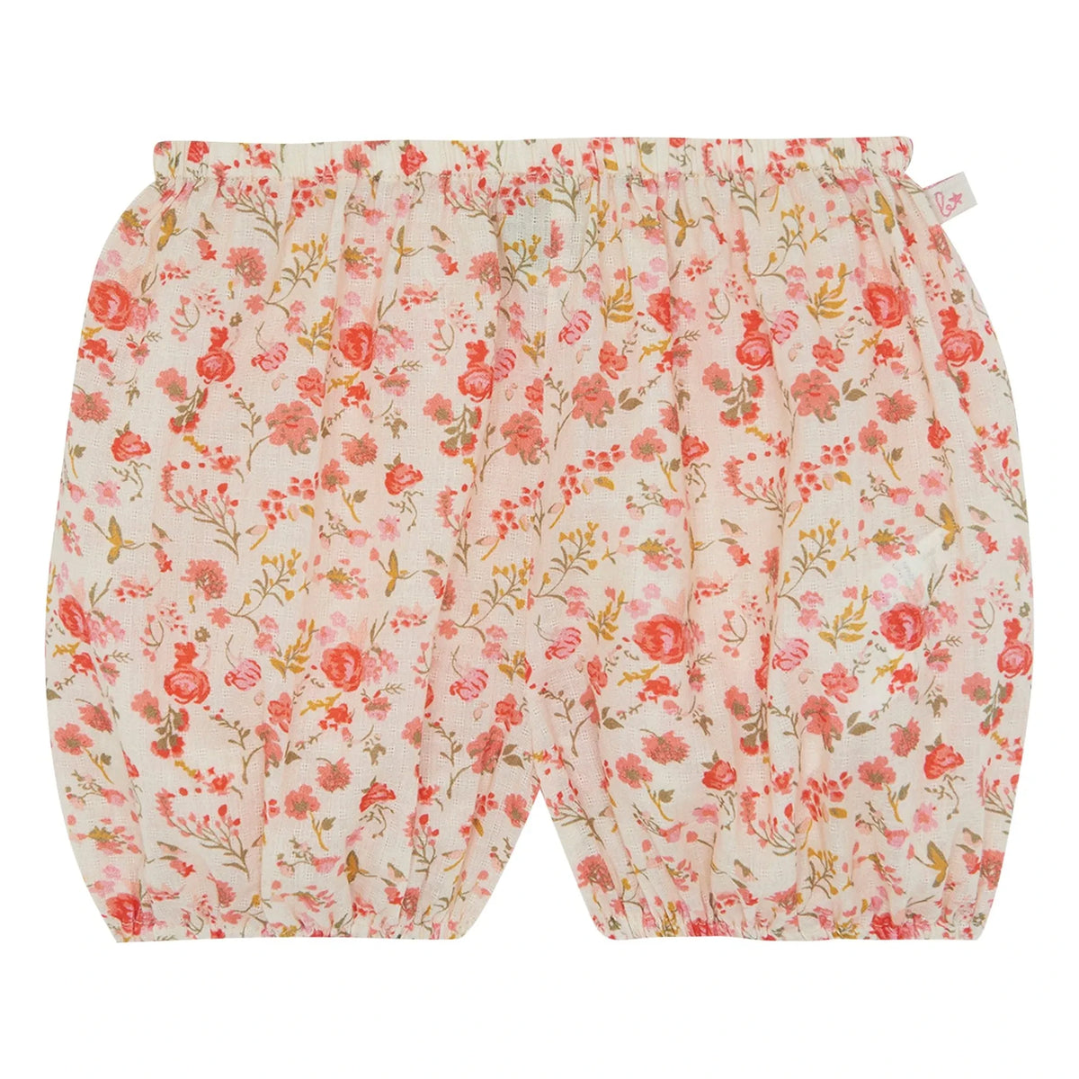 Bonton - Bubble Bloomers with Floral Pattern | Red