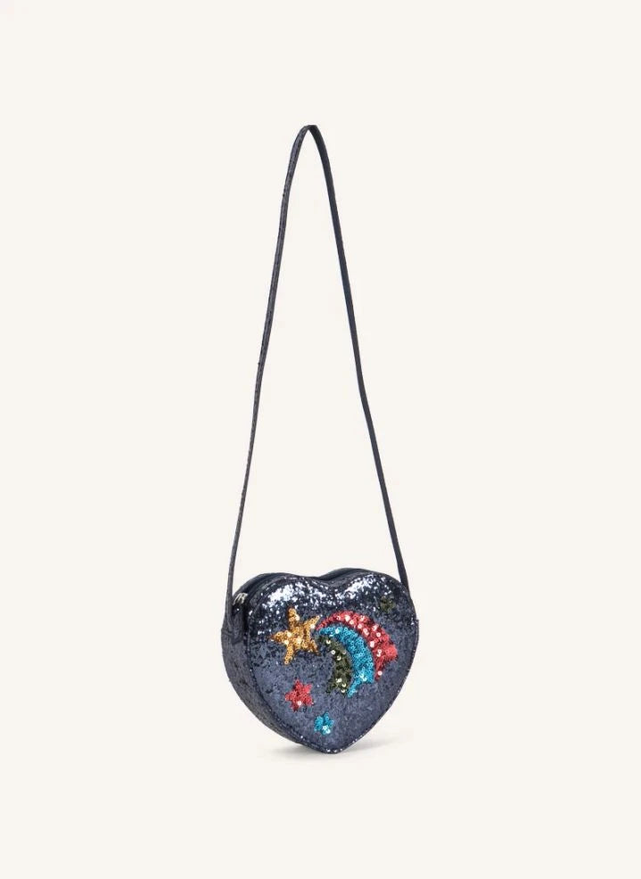 Konges Sløjd - Rainbow Glitter Bag | Navy