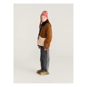 Bobo Choses - Reversible Sherpa Jacket Made from Recycled Fibers | Navy