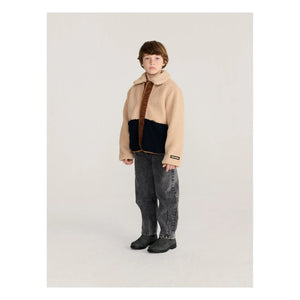 Bobo Choses - Reversible Sherpa Jacket Made from Recycled Fibers | Brown