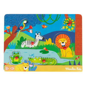 Moulin Roty - Animal Sound Puzzle - Les Toupitis